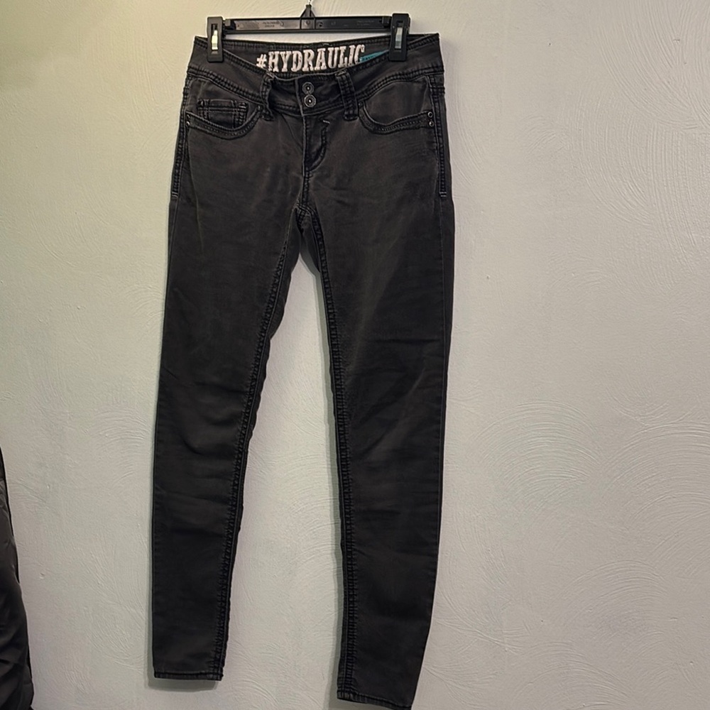 Hydraulic Black Skinny Jeans Sleek Tapered Fit